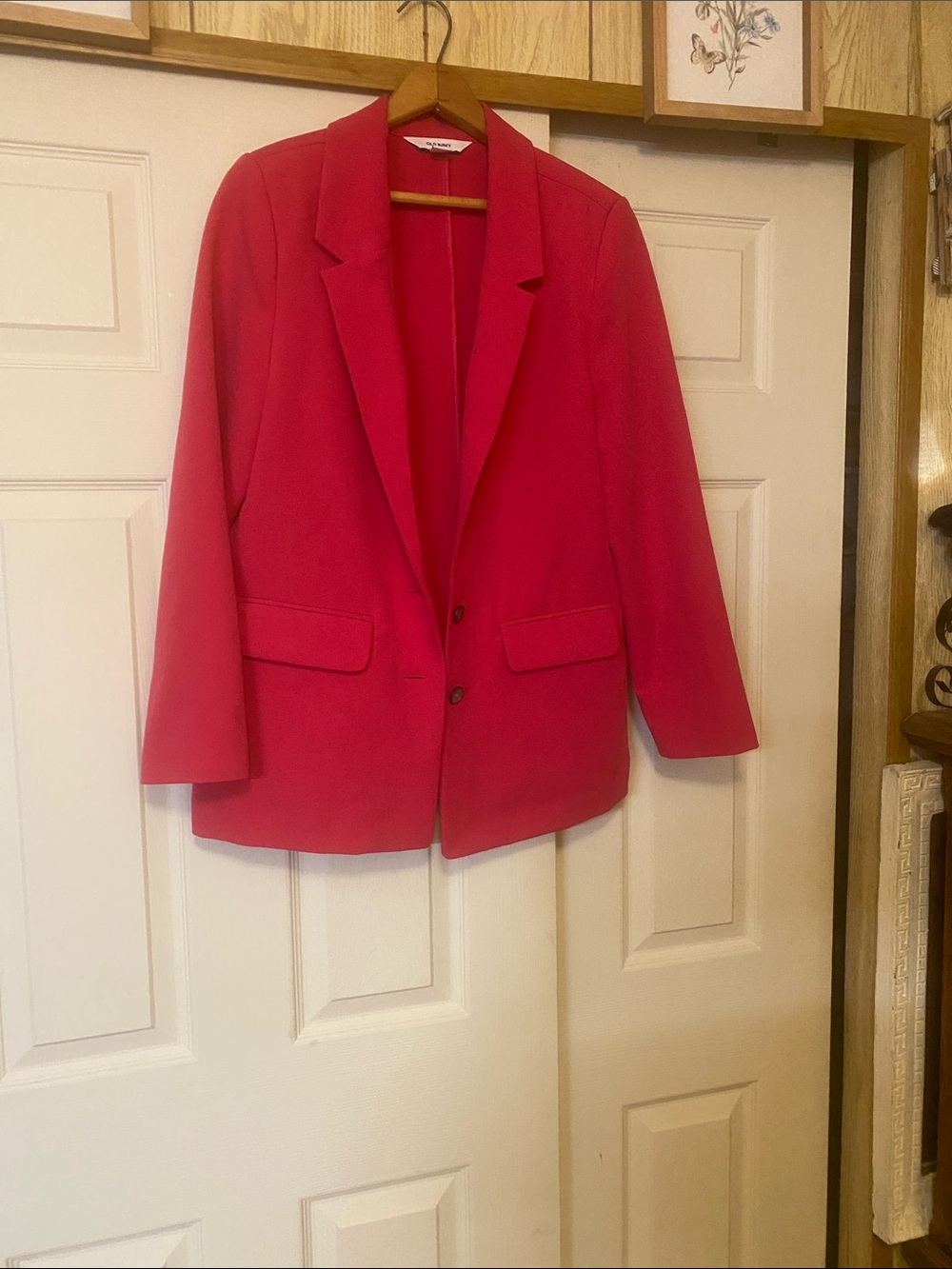 Old Navy Bright Pink Women's Blazer Jacket